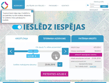 Tablet Screenshot of crediton.lv