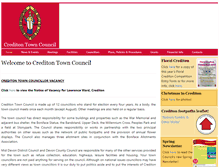 Tablet Screenshot of crediton.gov.uk